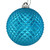 N188712D Vickerman - 6 in Turquoise Glitter Ball Christmas Ornament - 4 Pack