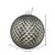 N188725D Vickerman - 6 in Limestone Glitter Ball Christmas Ornament - 4 Pack