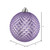 Vickerman N188786D Vickerman - 6 in Lavender Glitter Ball Christmas Ornament - 4 Pack 