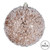 Vickerman N190380D Vickerman - 6 in Cafe Latte Glitter Ball Christmas Ornament - 4 Pack 