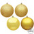 Vickerman N590737A Vickerman - 2.75 in Honey Gold Assorted Finish Ball Christmas Ornament - 20 Pack 