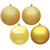 Vickerman N590737A Vickerman - 2.75 in Honey Gold Assorted Finish Ball Christmas Ornament - 20 Pack 