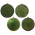 Vickerman N590764 Vickerman - 2.75 in Moss Green Assorted Finish Ball Christmas Ornament - 20 Pack 