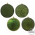 Vickerman N590764 Vickerman - 2.75 in Moss Green Assorted Finish Ball Christmas Ornament - 20 Pack 