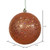 Vickerman N591218DQ Vickerman - 4.75 in Burnished Orange Sequin Ball Christmas Ornament - 4 Pack 