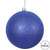 Vickerman N591522DG Vickerman - 6 in Cobalt Blue Glitter Ball Christmas Ornament - 4 Pack 