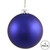 Vickerman N591522DMV Vickerman - 6 in Cobalt Blue Matte Ball UV Resistant Christmas Ornament - 4 Pack 