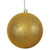 Vickerman N591530DG Vickerman - 6 in Antique Gold Glitter Ball Christmas Ornament - 4 Pack 