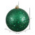 Vickerman N592524DQ Vickerman - 10 in Emerald Sequin Ball UV Resistant Christmas Ornament 