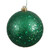 Vickerman N592524DQ Vickerman - 10 in Emerald Sequin Ball UV Resistant Christmas Ornament 