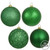 Vickerman N595404A Vickerman - 1.6 in Green Assorted Finish Ball Christmas Ornament - 96 Pack 