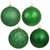Vickerman N595404A Vickerman - 1.6 in Green Assorted Finish Ball Christmas Ornament - 96 Pack 