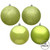 Vickerman N595473A Vickerman - 1.6 in Lime Assorted Finish Ball Christmas Ornament - 96 Pack 