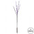 Vickerman X15B606 Vickerman - 36 Inch 60-Light Outdoor Steady Purple LED 5mm Wide Angle Christmas Light String 