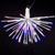 Vickerman X21W095T Vickerman - 16 Inch 80-Light Outdoor Blue LED Starburst Christmas Light 