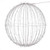 Vickerman X40LED31 Vickerman - 40 Inch 480-Light Outdoor Red White Blue LED Light Sphere 