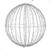 Vickerman X40LED31T Vickerman - 40 Inch 480-Light Outdoor Twinkle Red White Blue LED Light Sphere 
