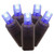 Vickerman X4B2812 Vickerman - 2 ft x 8 ft 150-Light Steady Blue LED 5mm Wide Angle Christmas Net Light - Brown Wire 