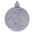 M166307D Vickerman - 4 in Silver Shiny Mercury Ball Christmas Ornament - 6 Pack
