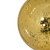 M166337D Vickerman - 4 in Honey Gold Shiny Mercury Ball Christmas Ornament - 6 Pack