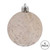 M166338D Vickerman - 4 in Champagne Shiny Mercury Ball Christmas Ornament - 6 Pack