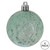 M166344D Vickerman - 4 in Seafoam Shiny Mercury Ball Christmas Ornament - 6 Pack