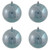 M166432D Vickerman - 4.75 in Baby Blue Shiny Mercury Ball Christmas Ornament - 4 Pack