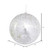 M166507D Vickerman - 6 in Silver Shiny Mercury Ball Christmas Ornament - 4 Pack