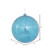 M166612D Vickerman - 8 in Turquoise Shiny Mercury Ball Christmas Ornament