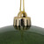 M166664D Vickerman - 8 in Moss Green Shiny Mercury Ball Christmas Ornament