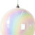 MC250311W Vickerman - 6 in White Ball Christmas Ornament - 2 Pack