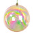 MC250338W Vickerman - 6 in Champagne Ball Christmas Ornament - 2 Pack