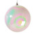 MC255611W Vickerman - 12 in White Ball Christmas Ornament