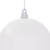 MT250511W Vickerman - 4.75 in White Enamel Ball Christmas Ornament - 4 Pack