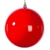 MT250603W Vickerman - 6 in Red Enamel Ball Christmas Ornament - 4 Pack