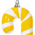 MT252078W Vickerman - 24 in Yellow Enamel Candy Cane Christmas Ornament
