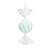 MT253027W Vickerman - 7 in Aqua Enamel Assorted Candy Christmas Ornament - 3 Pack