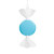 MT253052W Vickerman - 7 in Light Blue Enamel Candy Christmas Ornament - 3 Pack