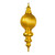 MT257208UV Vickerman - 35 in Gold Candy Finial UV Outdoor Christmas Ornament