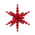 MT257803UV Vickerman - 39 in Red Candy Finial UV Outdoor Christmas Ornament