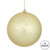 N176138D Vickerman - 4 in Champagne Matte Mercury Ball Christmas Ornament - 6 Pack