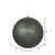 N176187D Vickerman - 4 in Pewter Matte Mercury Ball Christmas Ornament - 6 Pack