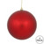 N176303D Vickerman - 6 in Red Matte Mercury Ball Christmas Ornament - 4 Pack