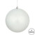 N176307D Vickerman - 6 in Silver Matte Mercury Ball Christmas Ornament - 4 Pack