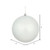 N176407D Vickerman - 8 in Silver Matte Mercury Ball Christmas Ornament
