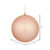 N176458D Vickerman - 8 in Rose Gold Matte Mercury Ball Christmas Ornament