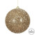 N178238D Vickerman - 6 in Champagne Ball Christmas Ornament - 2 Pack