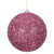 N178279D Vickerman - 6 in Pink Ball Christmas Ornament - 2 Pack