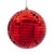 N233303D Vickerman - 6 in Red Ball Christmas Ornament - 4 Pack