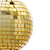 N233308D Vickerman - 6 in Gold Ball Christmas Ornament - 4 Pack